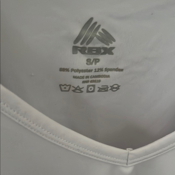 RBX White Short Sleeve Relaxed Tee - Picture 2 of 3